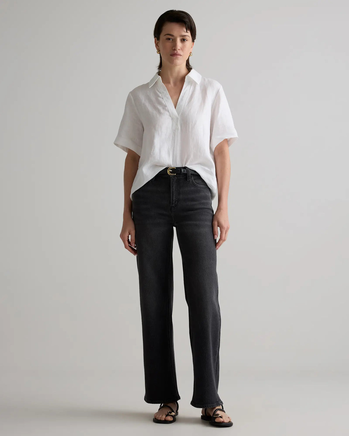 Bella Stretch Relaxed Straight Jeans - US 6043