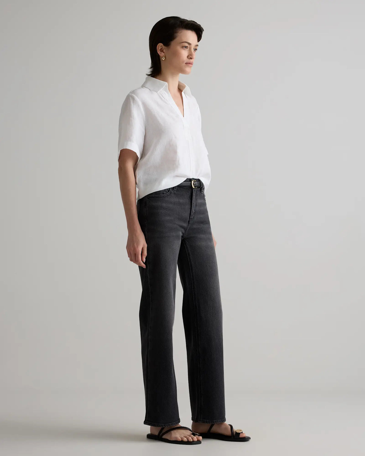 Bella Stretch Relaxed Straight Jeans - US 6043