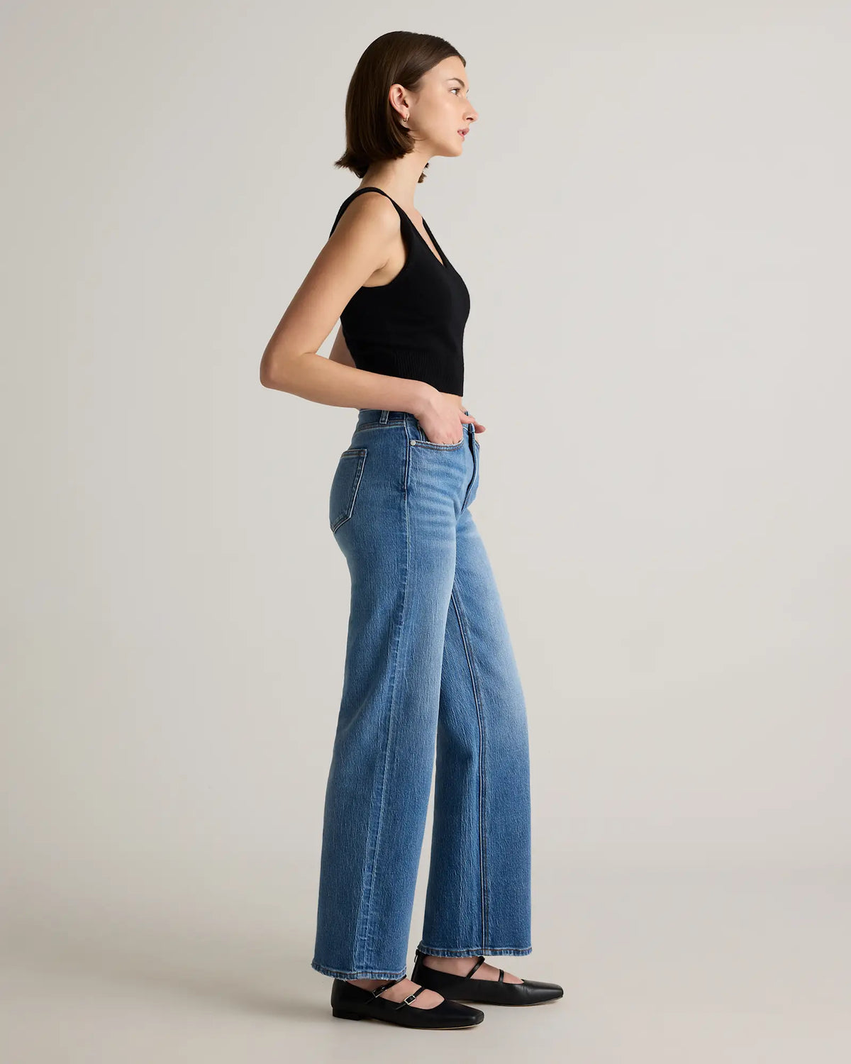Bella Stretch Relaxed Straight Jeans - US 9169