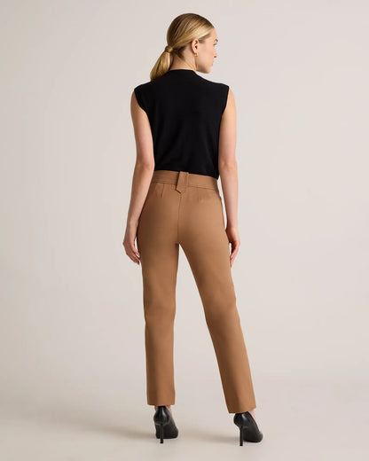 Ultra-Stretch Ponte Straight Leg Mariner Pants - US 1597