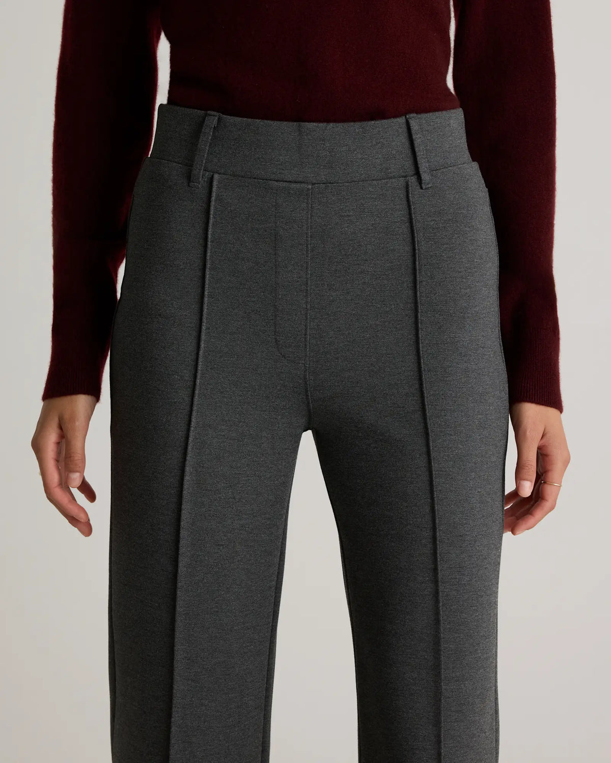Ultra-Stretch Ponte Flare Leg Pants - US 5595