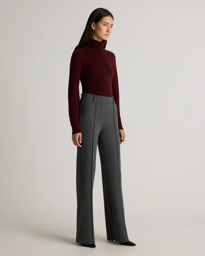 Ultra-Stretch Ponte Flare Leg Pants - US 5595