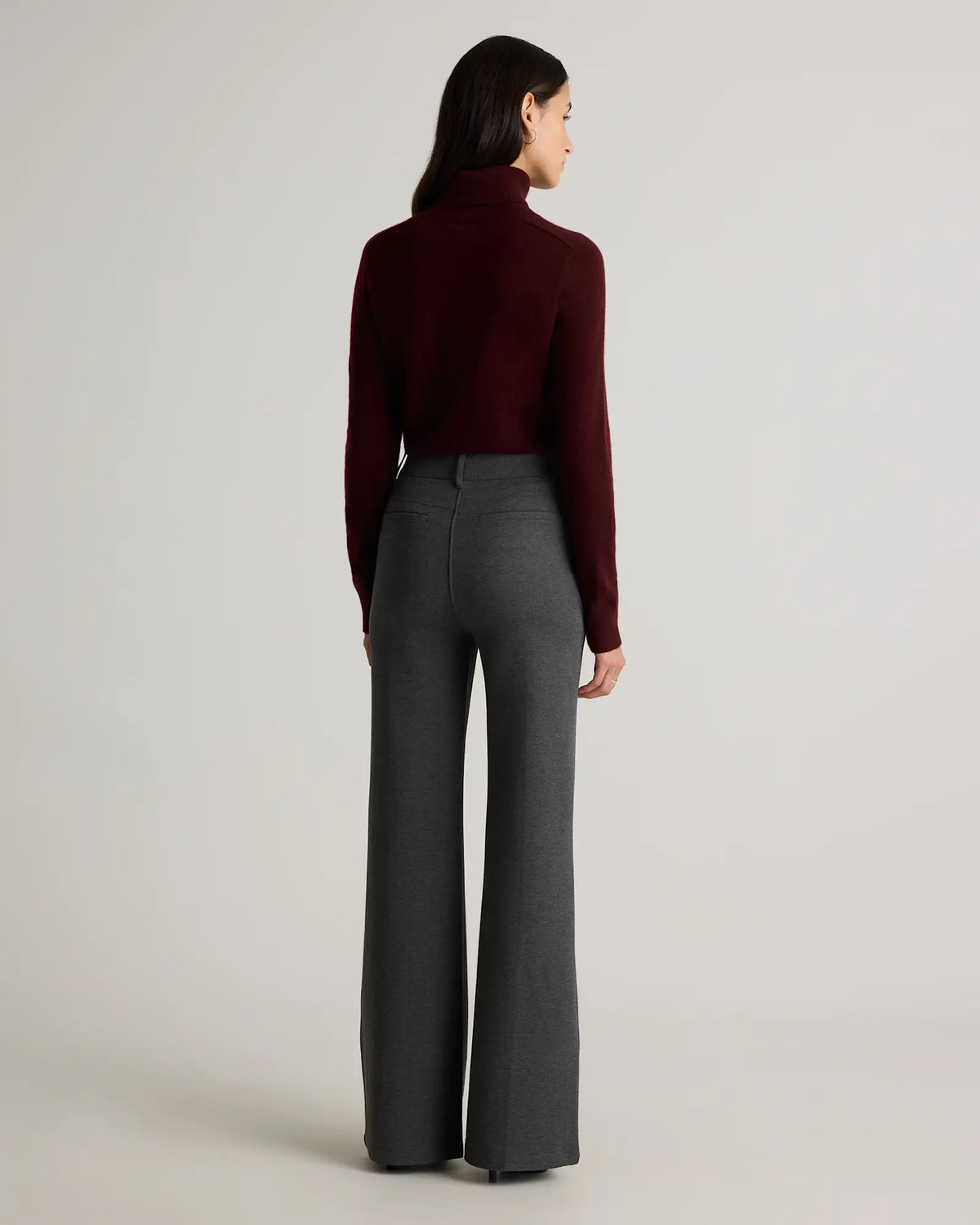 Ultra-Stretch Ponte Flare Leg Pants - US 5595