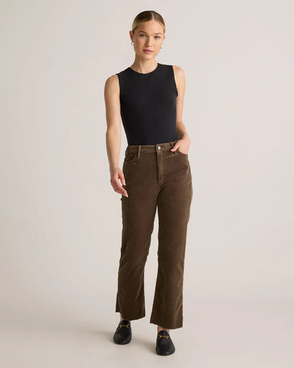 Organic Stretch Corduroy Kick Flare Pants - US 2093