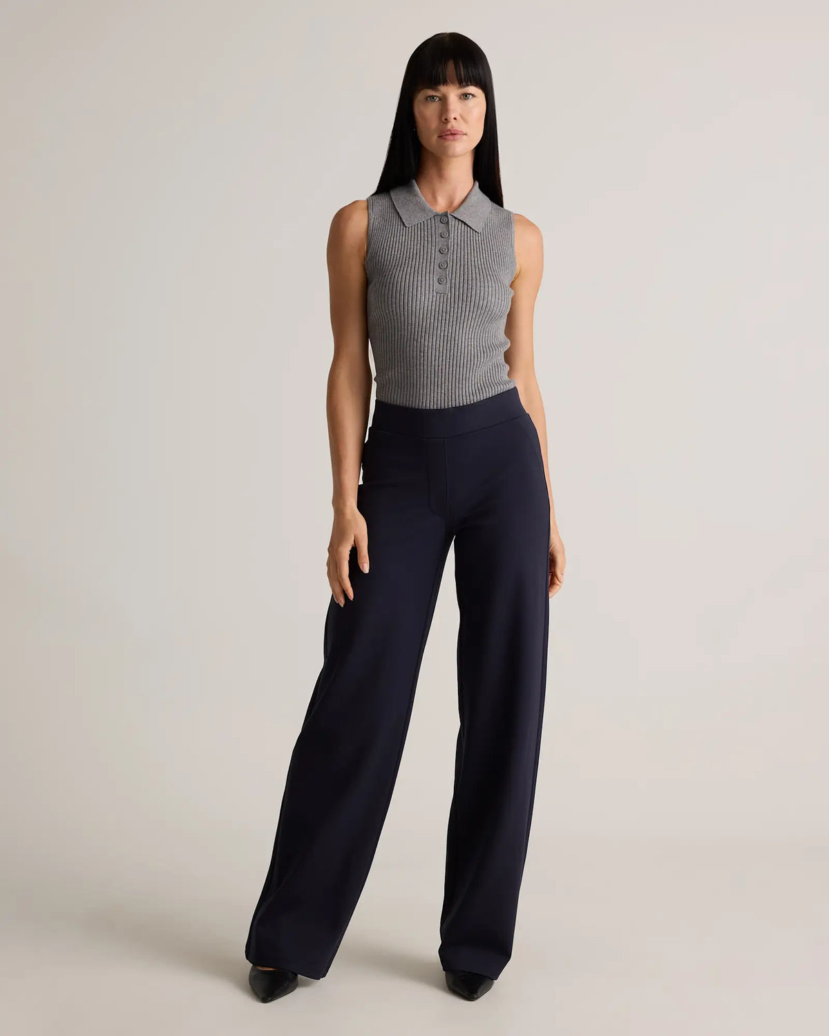 Ultra-Stretch Ponte Wide Leg Pants - US 2665
