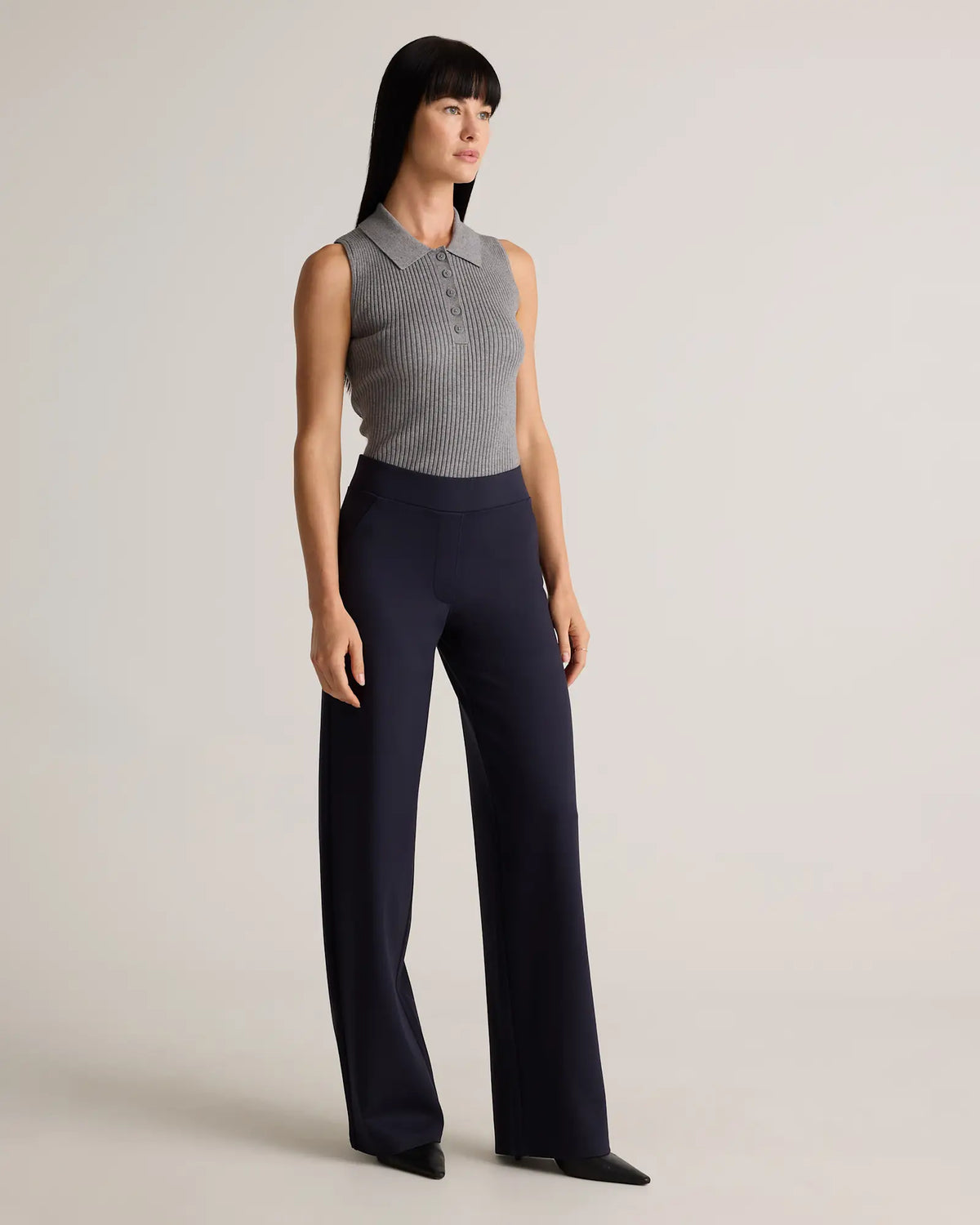 Ultra-Stretch Ponte Wide Leg Pants - US 2665
