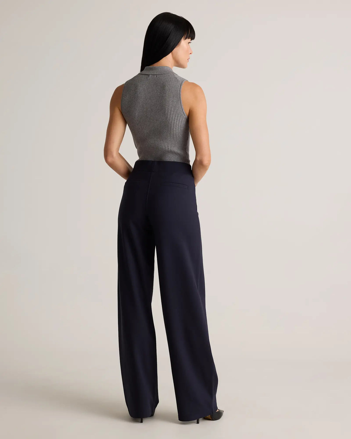 Ultra-Stretch Ponte Wide Leg Pants - US 2665
