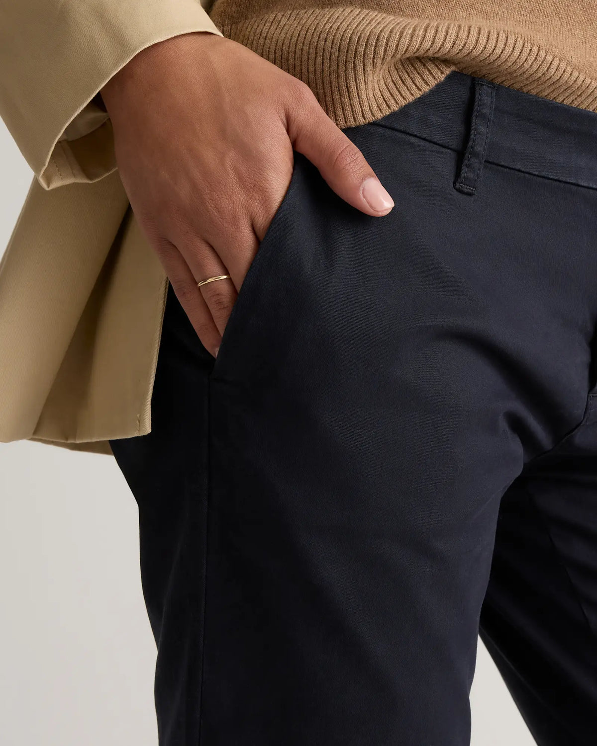 Organic Stretch Cotton Chino Pants - US 0689