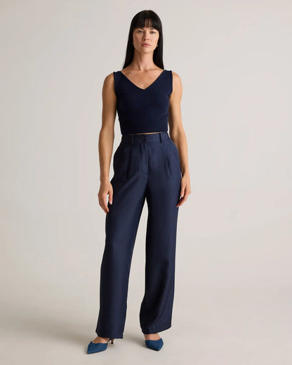 100% Silk Twill Trouser - US 4905