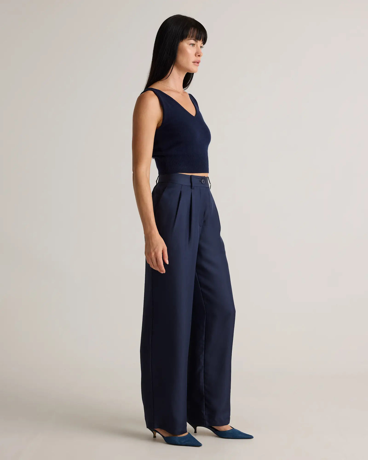 100% Silk Twill Trouser - US 4905