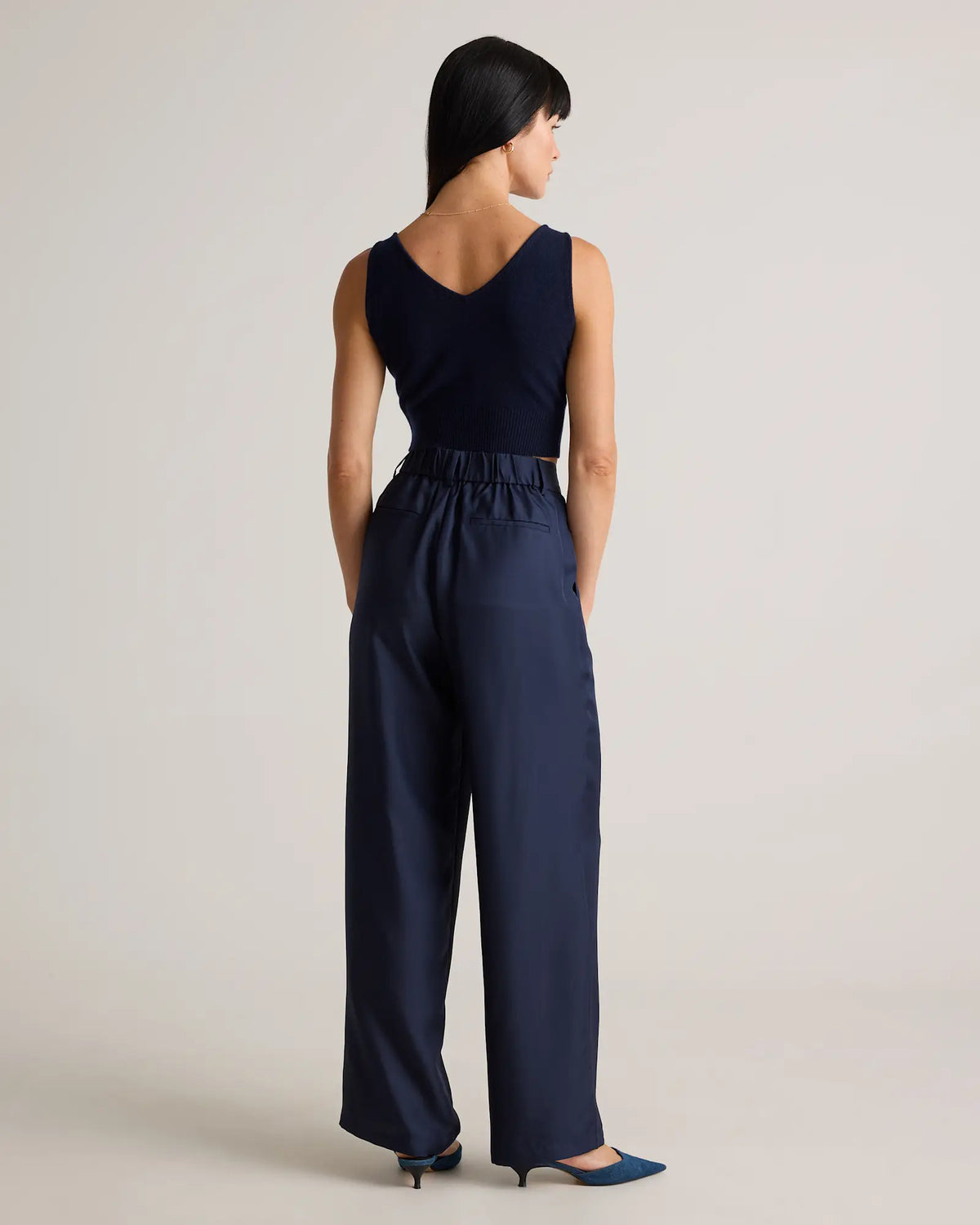 100% Silk Twill Trouser - US 4905