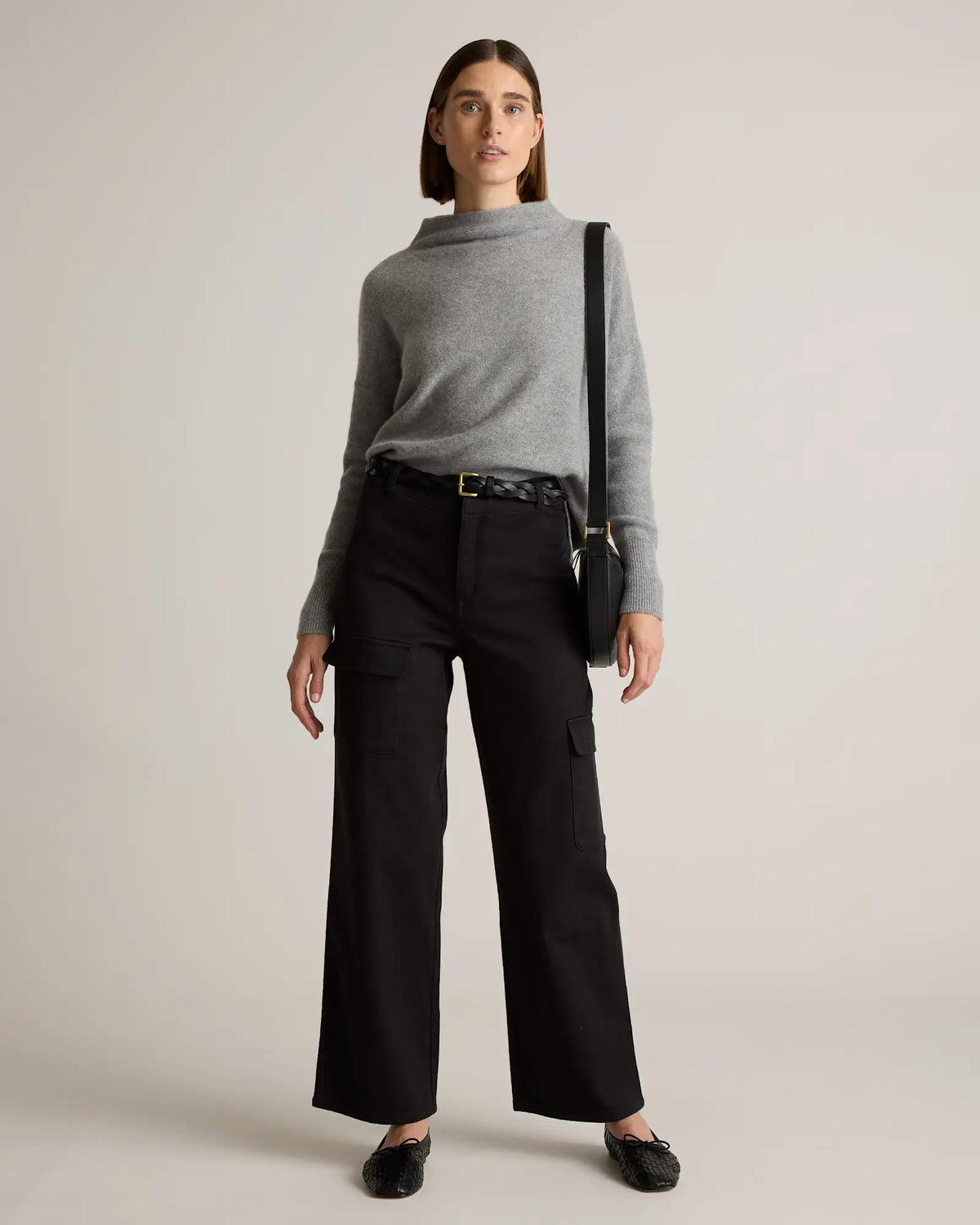 Organic Stretch Cotton Twill Cargo Pants - US 3075