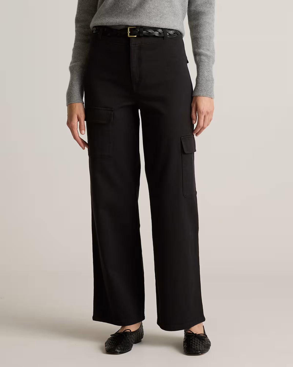 Organic Stretch Cotton Twill Cargo Pants - US 3075