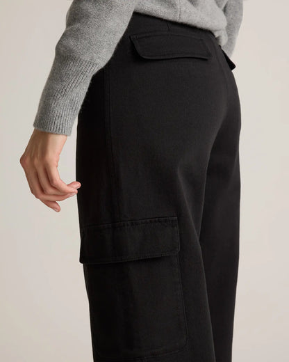 Organic Stretch Cotton Twill Cargo Pants - US 3075