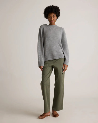 Organic Stretch Cotton Twill Cargo Pants - US 6222