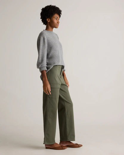 Organic Stretch Cotton Twill Cargo Pants - US 6222