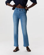 Nina Stretch Pull-On Kick Flare Jeans - US 7384