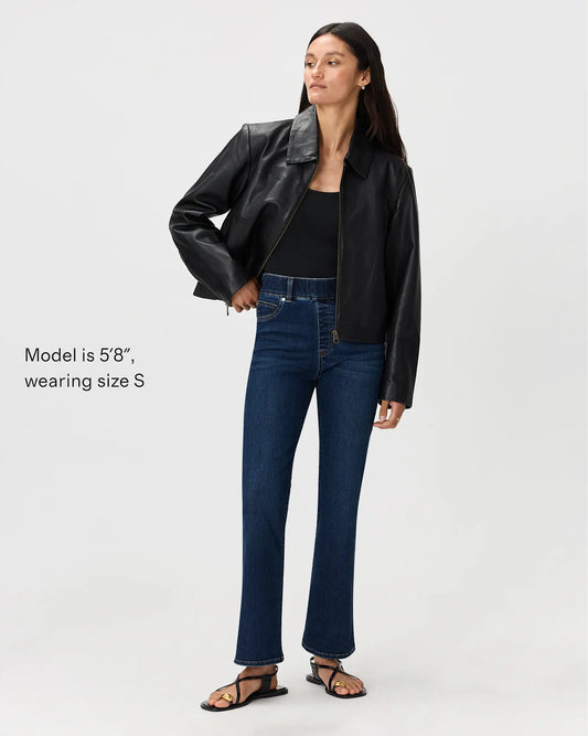 Nina Stretch Pull-On Kick Flare Jeans - US 0090