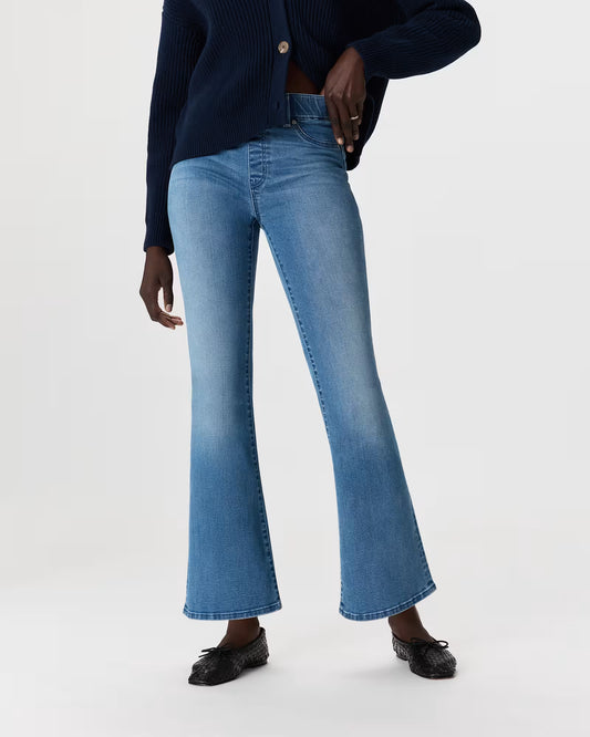 Nina Stretch Pull-On Flare Jeans - US 2703