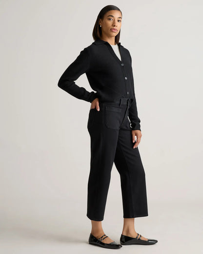 Bella Stretch Patch Pocket Wide Leg Jeans - US 0856