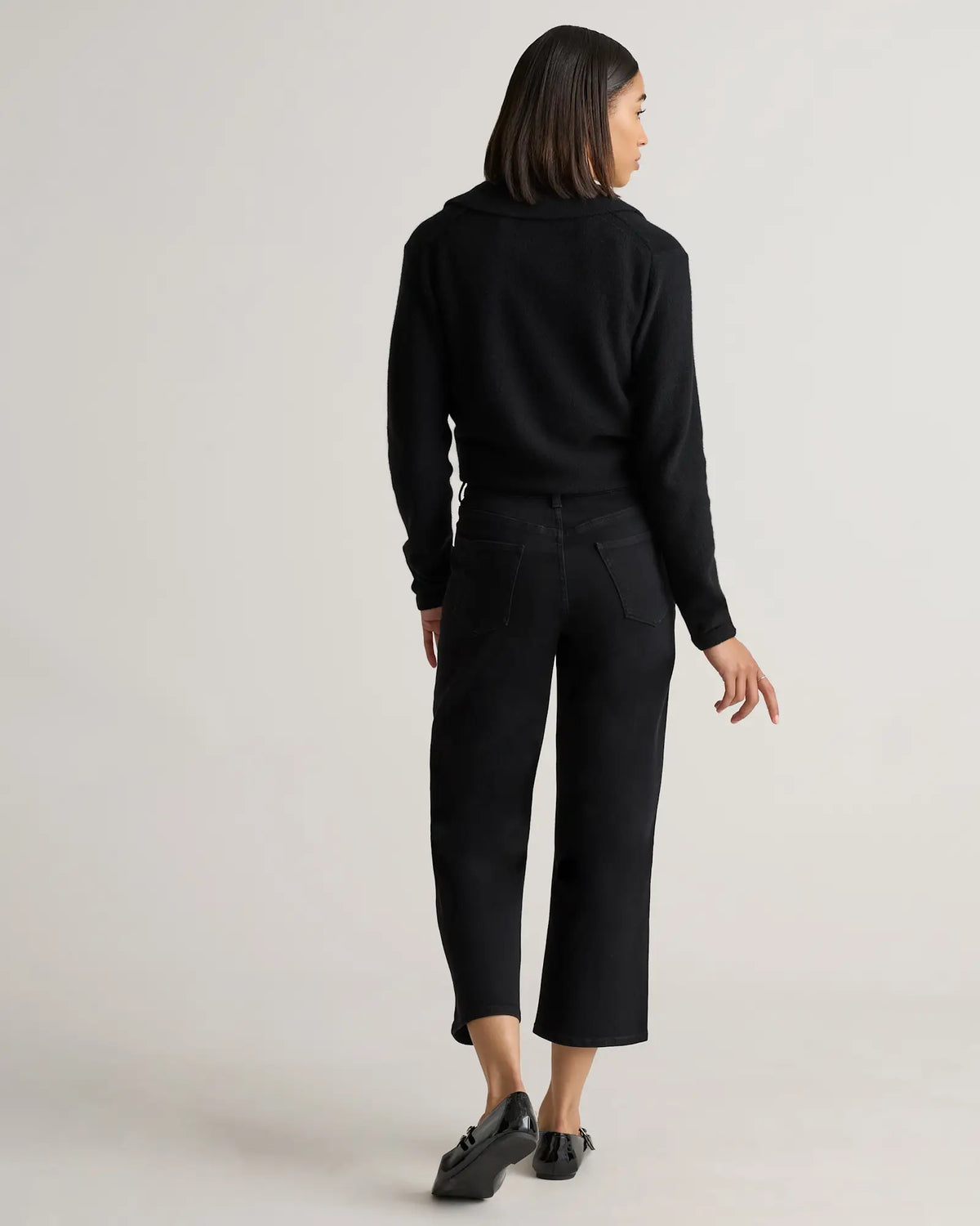 Bella Stretch Patch Pocket Wide Leg Jeans - US 0856