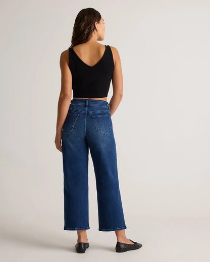 Bella Stretch Patch Pocket Wide Leg Jeans - US 8135