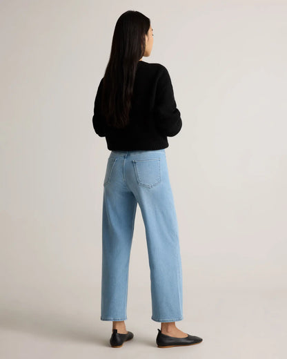 Bella Stretch Patch Pocket Wide Leg Jeans - US 8783