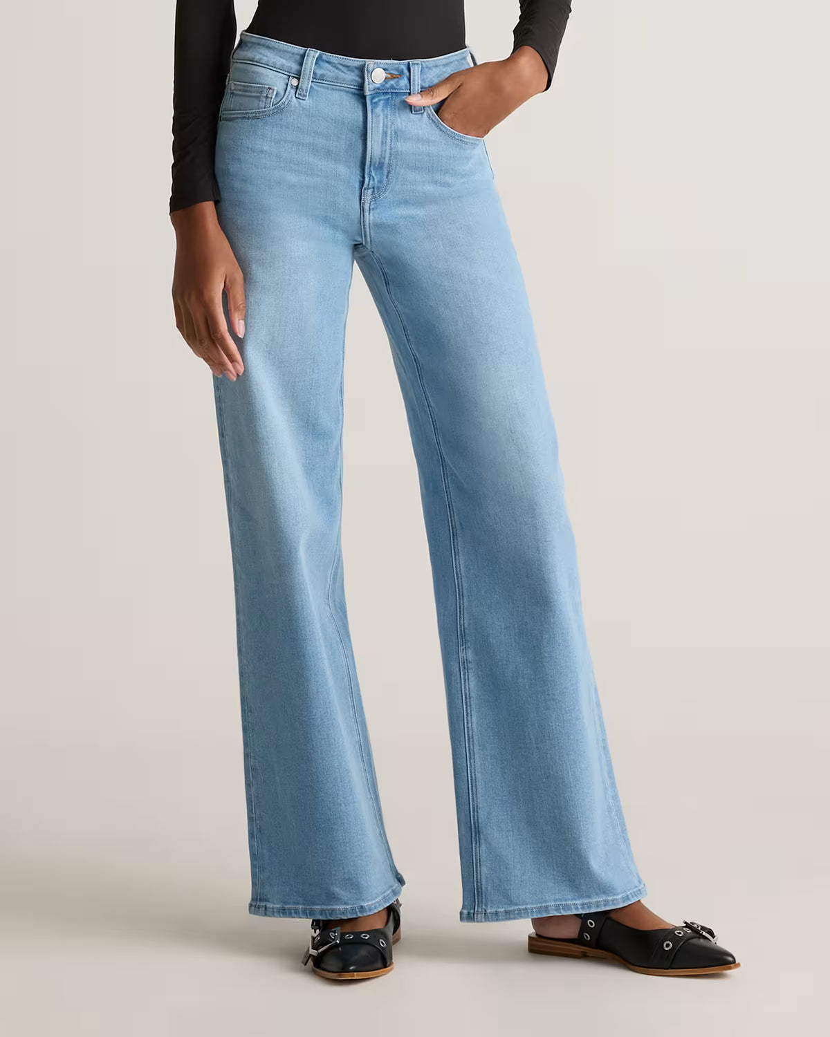 Bella Stretch Wide Leg Jeans - US 8868