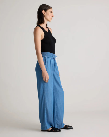 Pull-On Tencel Chambray Pants - US 7772
