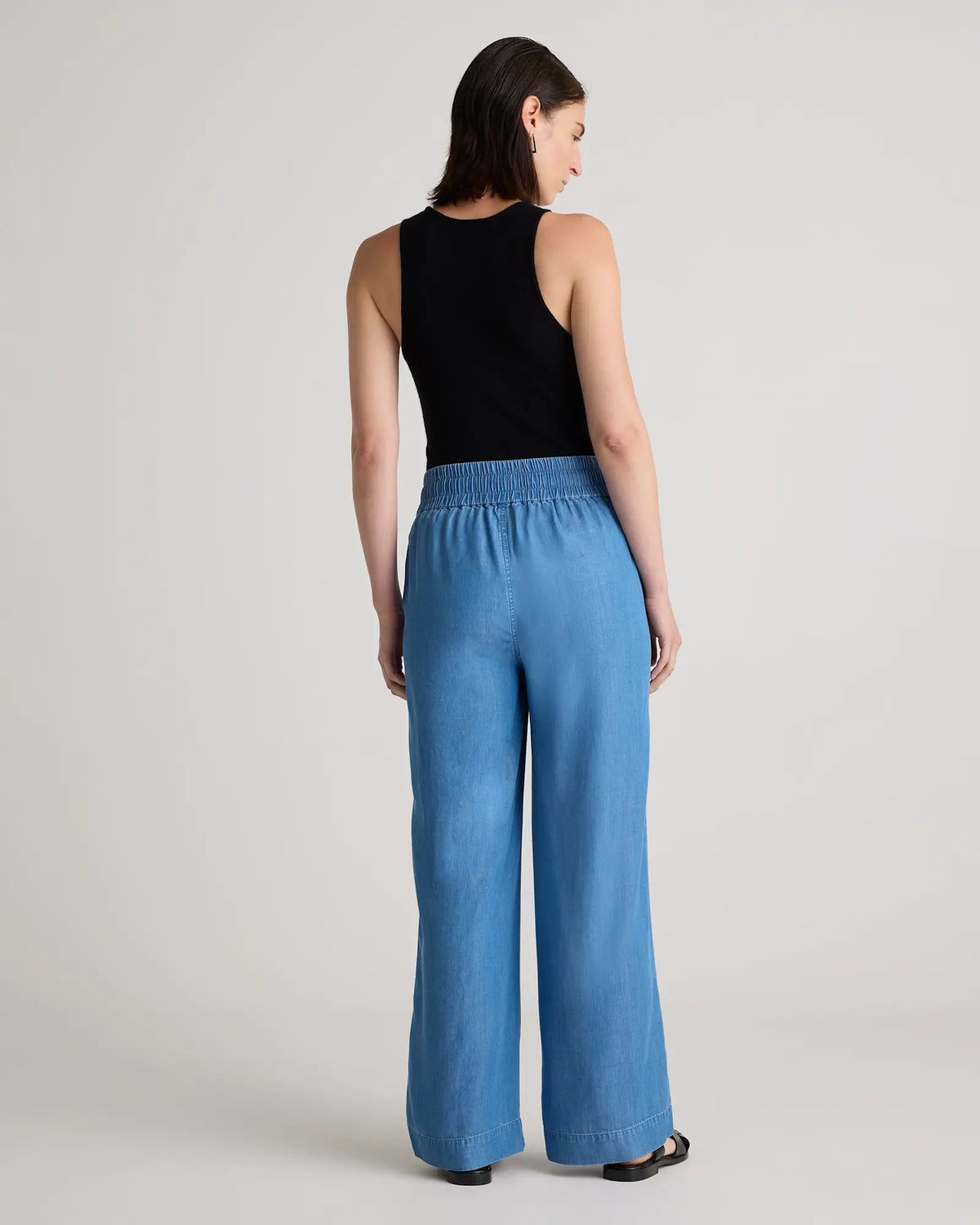 Pull-On Tencel Chambray Pants - US 7772