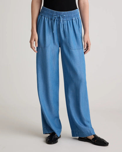 Pull-On Tencel Chambray Pants - US 7772