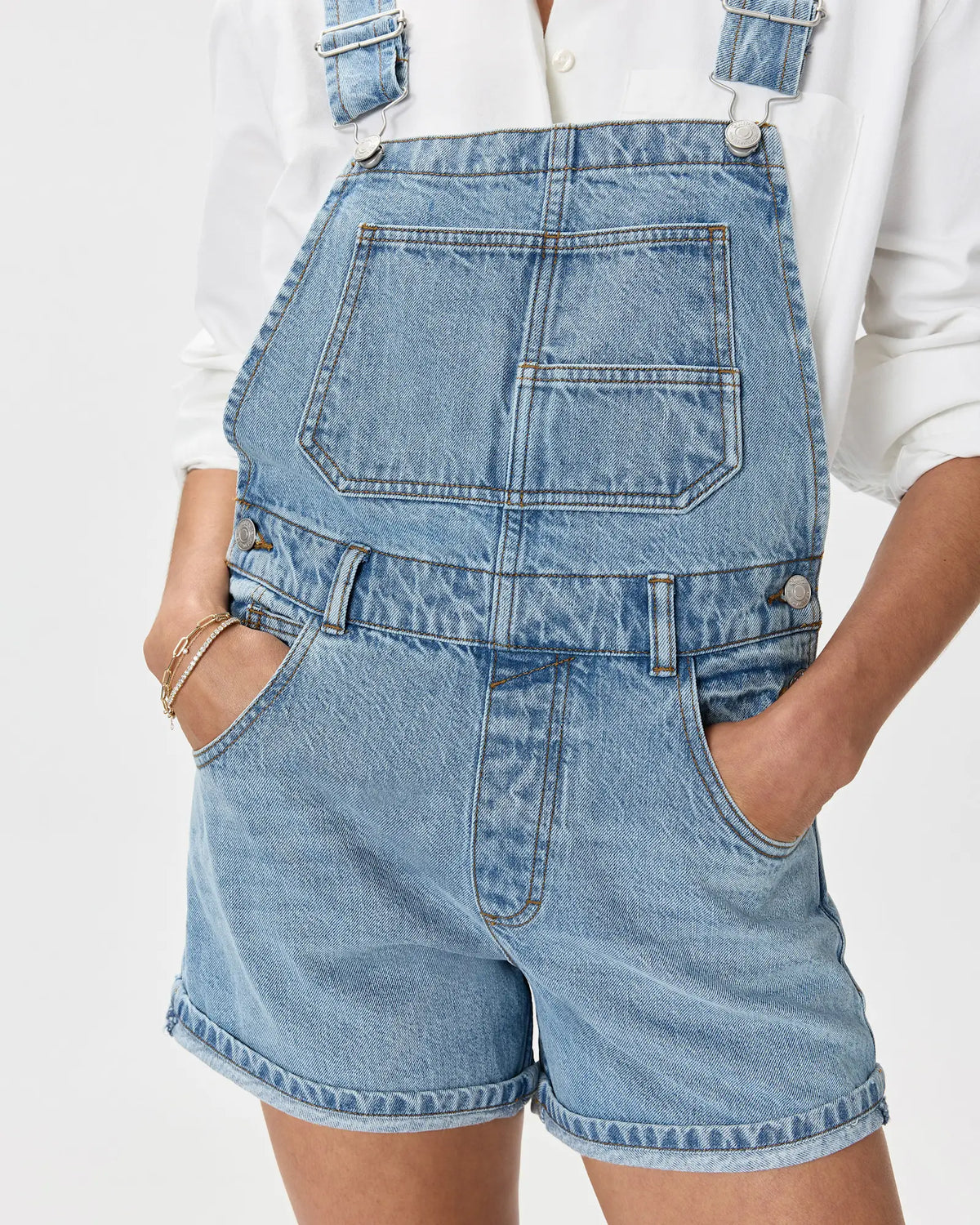 100% Organic Denim Shortalls - US 1998