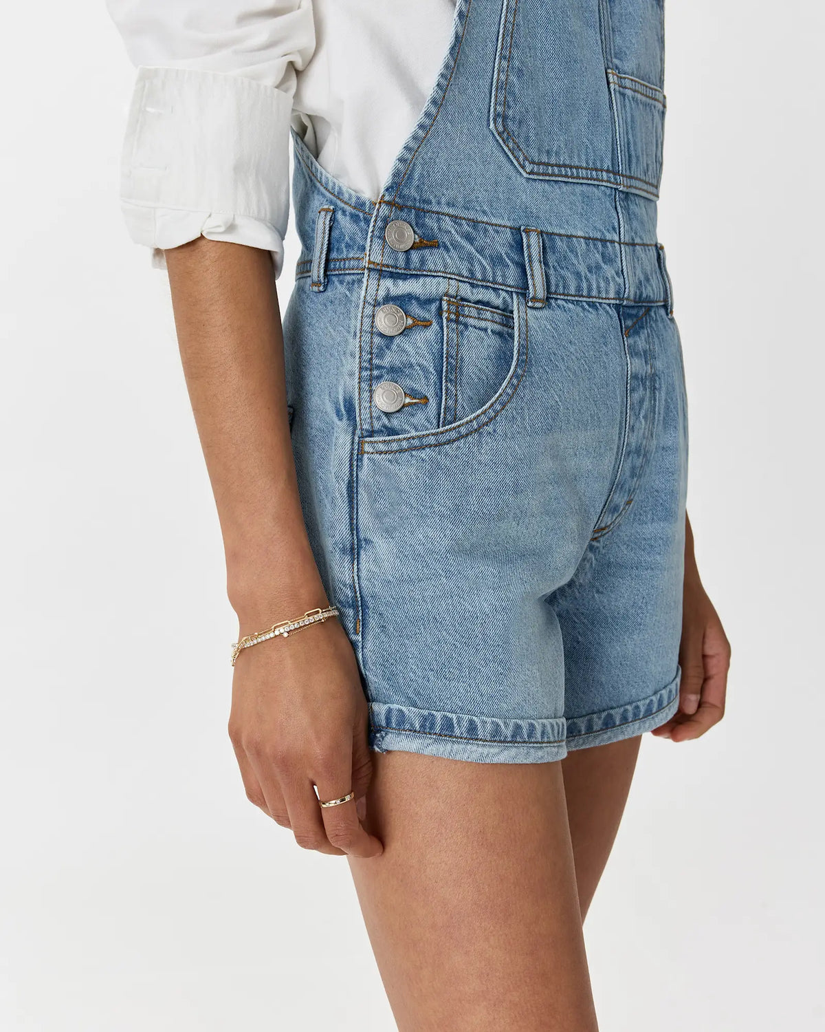 100% Organic Denim Shortalls - US 1998