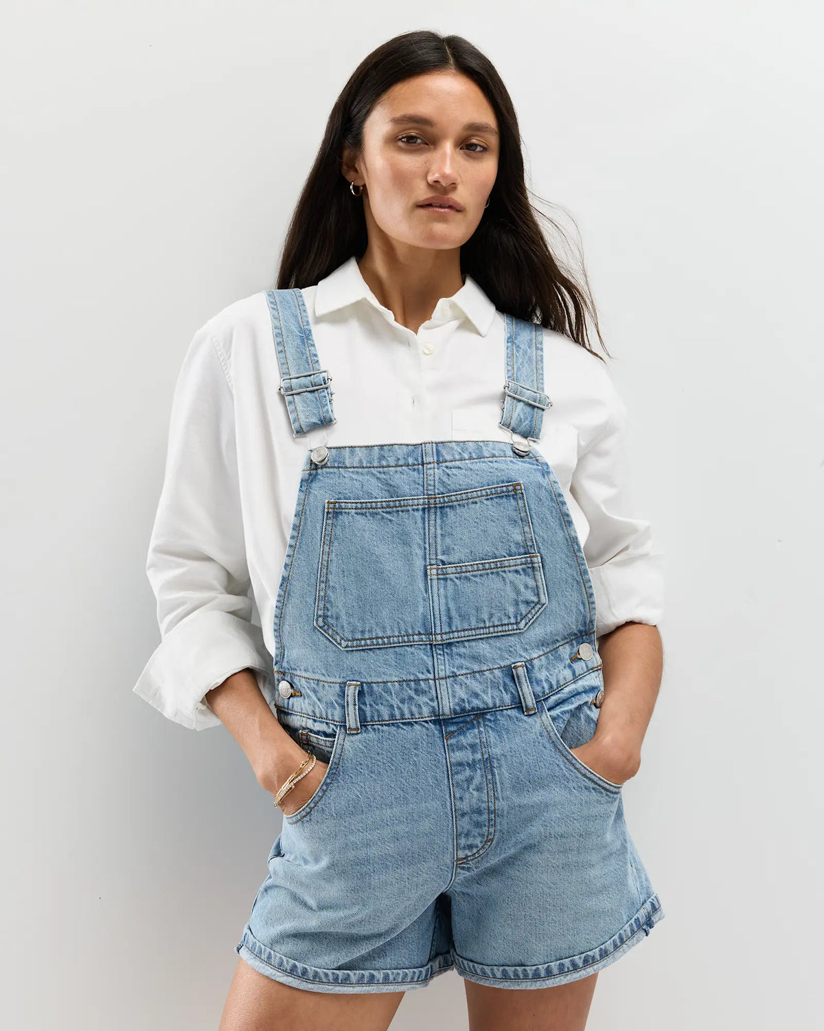 100% Organic Denim Shortalls - US 1998