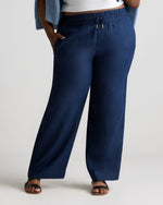 100% European Linen Wide Leg Pants - US 0760