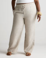 100% European Linen Wide Leg Pants - US 0073