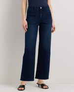 Bella Stretch Patch Pocket Wide Leg Jeans - US 0402