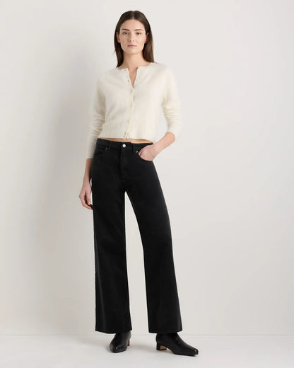 Organic Stretch Corduroy Wide Leg Pants - US 6643