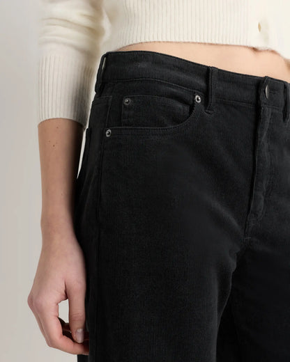Organic Stretch Corduroy Wide Leg Pants - US 6643