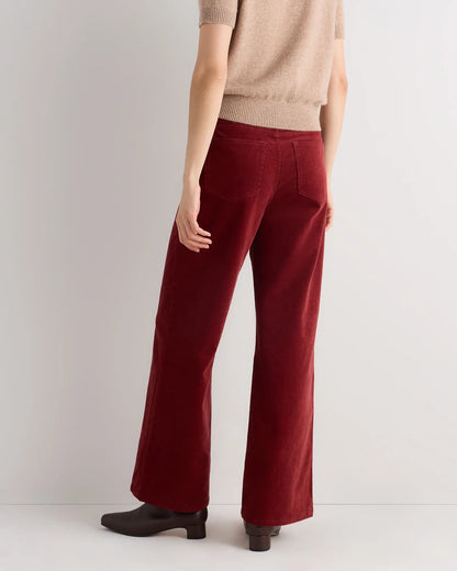 Organic Stretch Corduroy Wide Leg Pants - US 6901