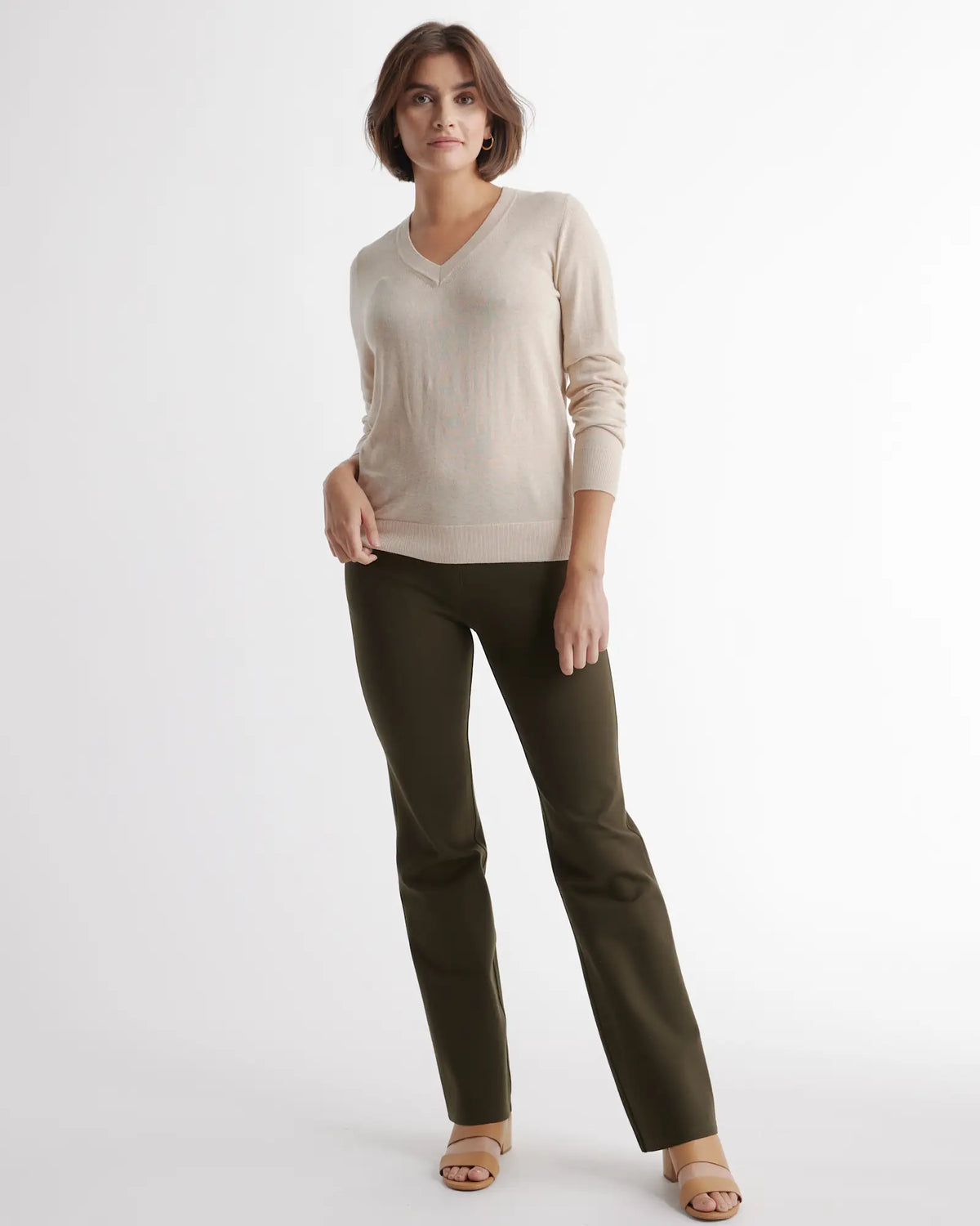 Ultra-Stretch Ponte Bootcut Pants - US 8107