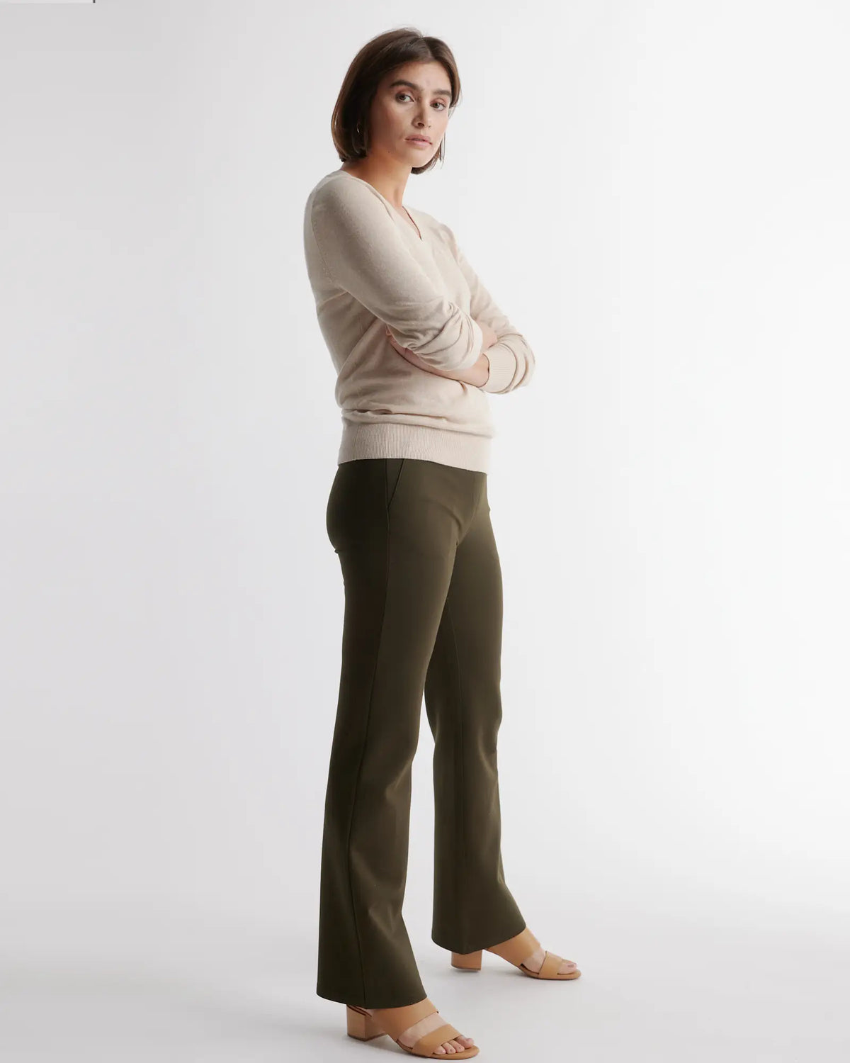 Ultra-Stretch Ponte Bootcut Pants - US 8107