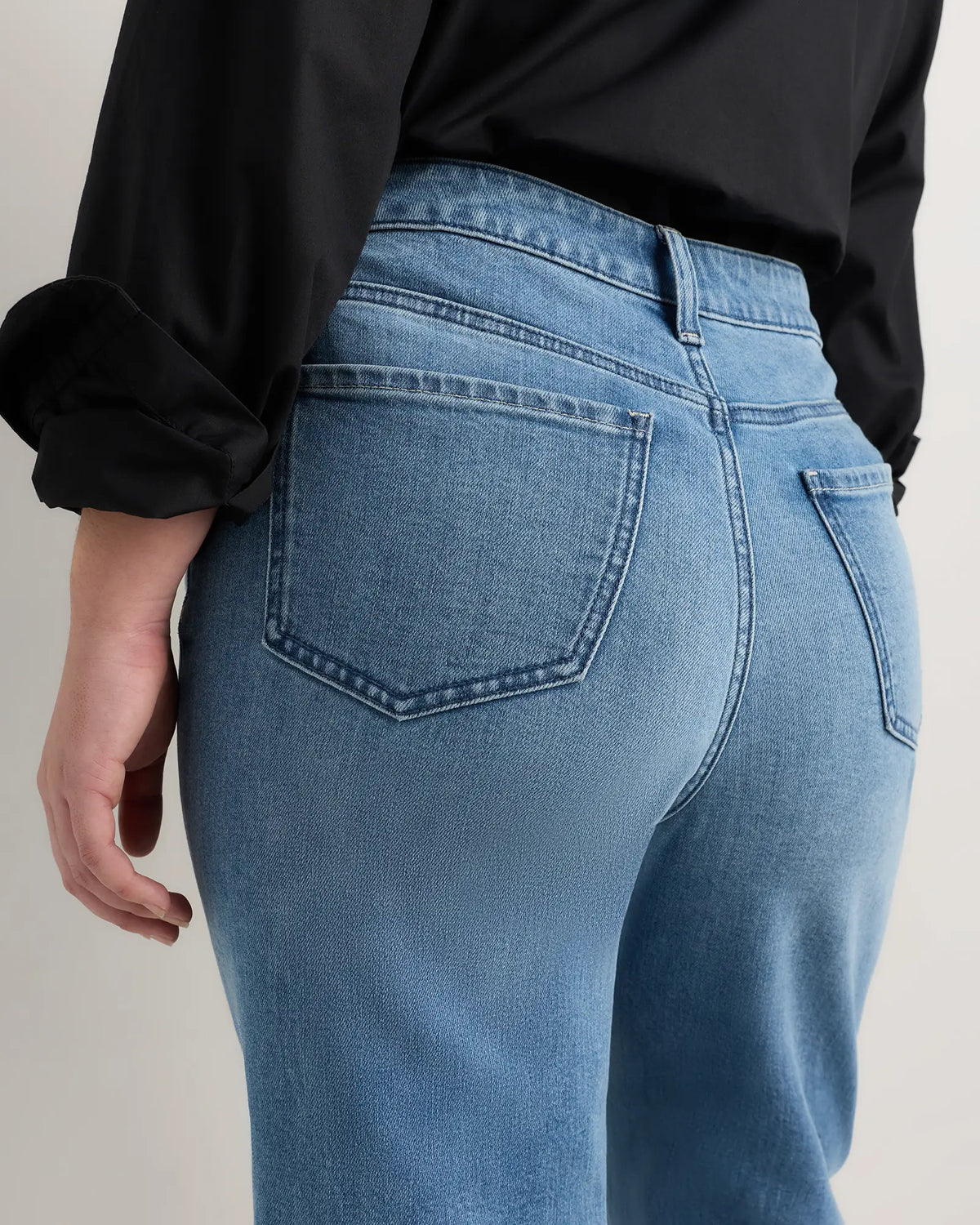 Curvy Bella Stretch Wide Leg Jeans - US 4073