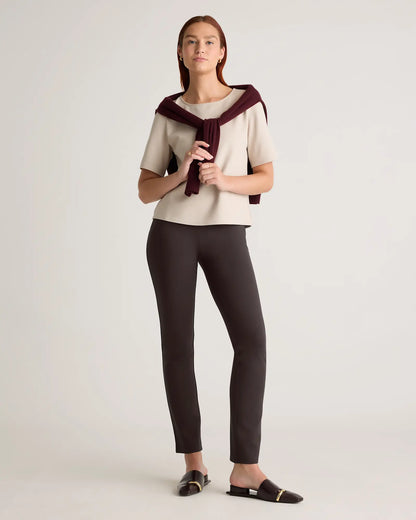 Ultra-Stretch Ponte Straight Leg Pants - US 7083