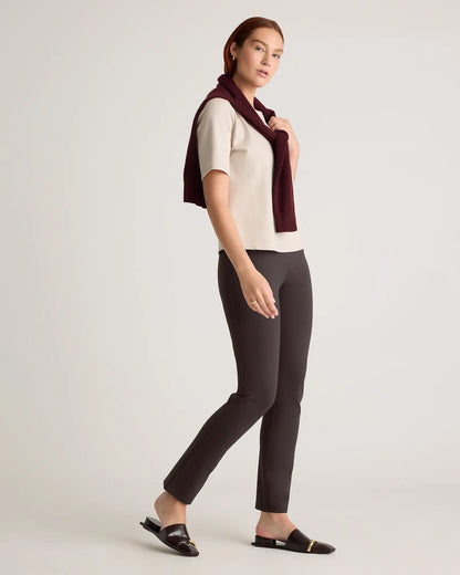 Ultra-Stretch Ponte Straight Leg Pants - US 7083