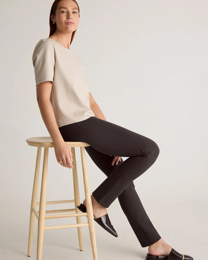Ultra-Stretch Ponte Straight Leg Pants - US 7083