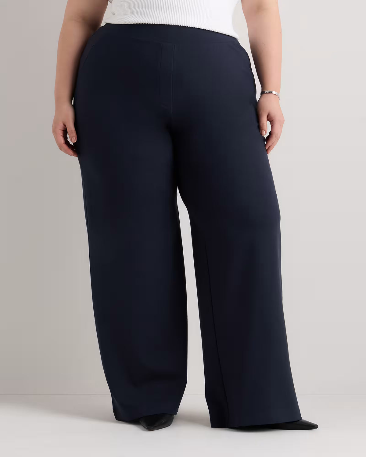 Ultra-Stretch Ponte Wide Leg Pants - US 8496
