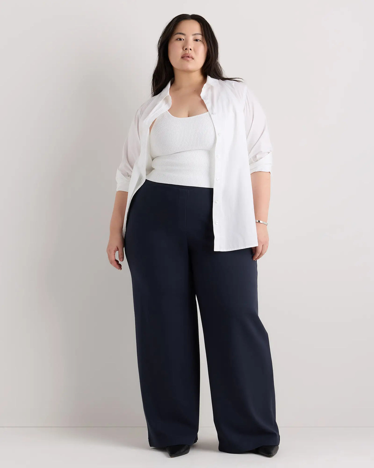 Ultra-Stretch Ponte Wide Leg Pants - US 8496