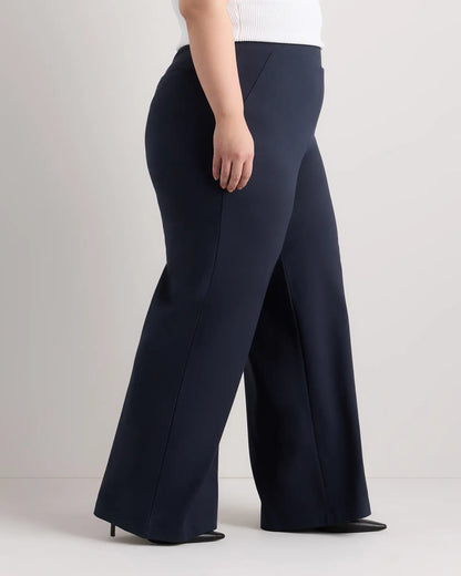 Ultra-Stretch Ponte Wide Leg Pants - US 8496