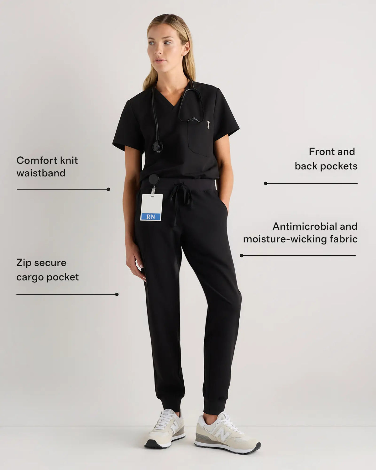 AeraFlex Scrub Joggers - US 0283